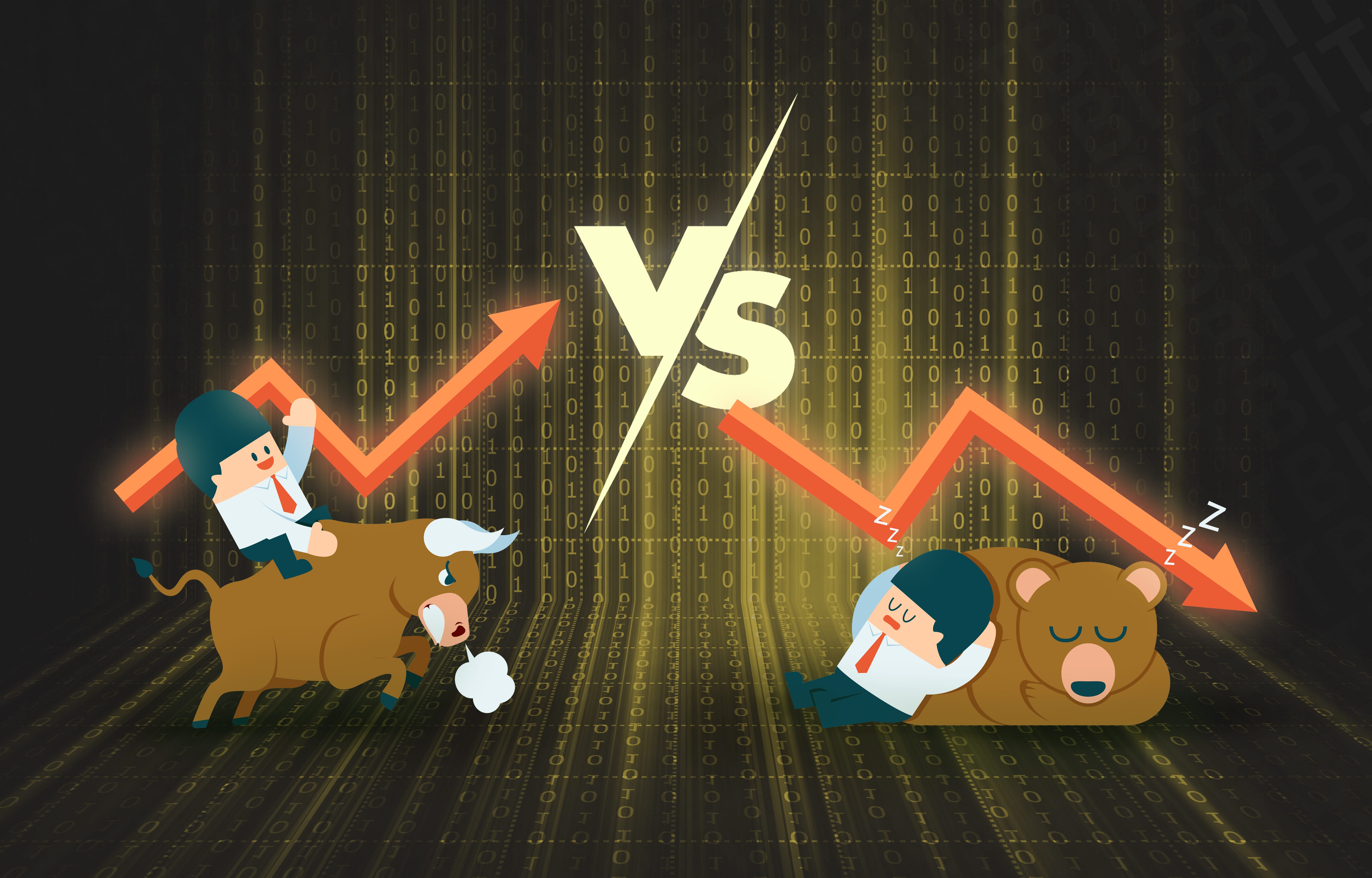 BhCJqum3KuoUx8eW Bull Vs Bear On A Digital Playground 2 Min